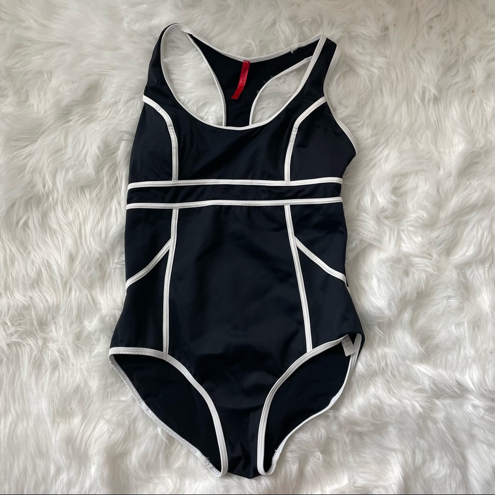 SPANX Hourglass Racerback One Piece Bathing Suit